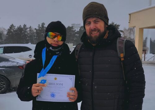 Лыжник из Павлодарской области завоевал серебро на чемпионате РК