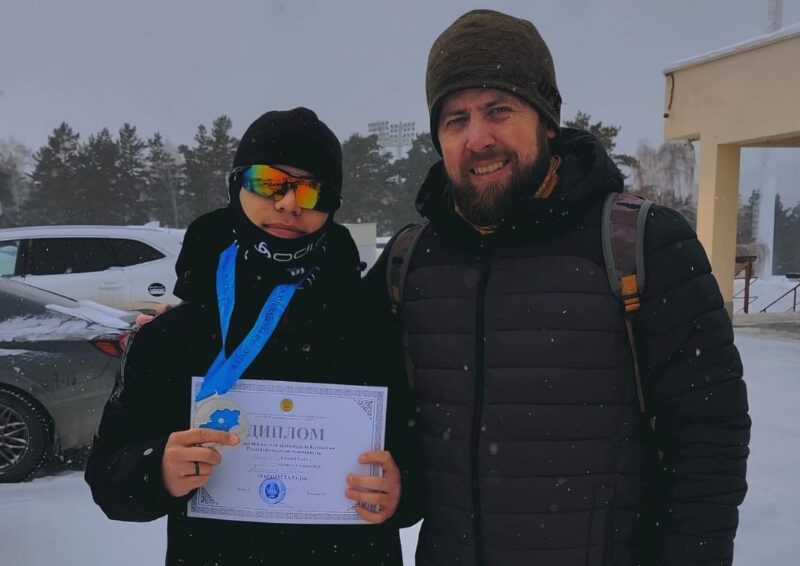 Лыжник из Павлодарской области завоевал серебро на чемпионате РК
