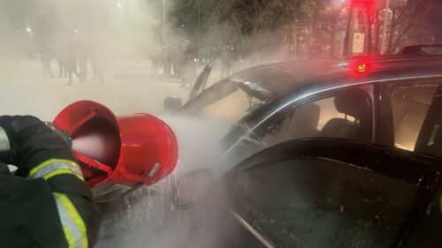 В Павлодаре за сутки на одной улице сгорели две легковушки