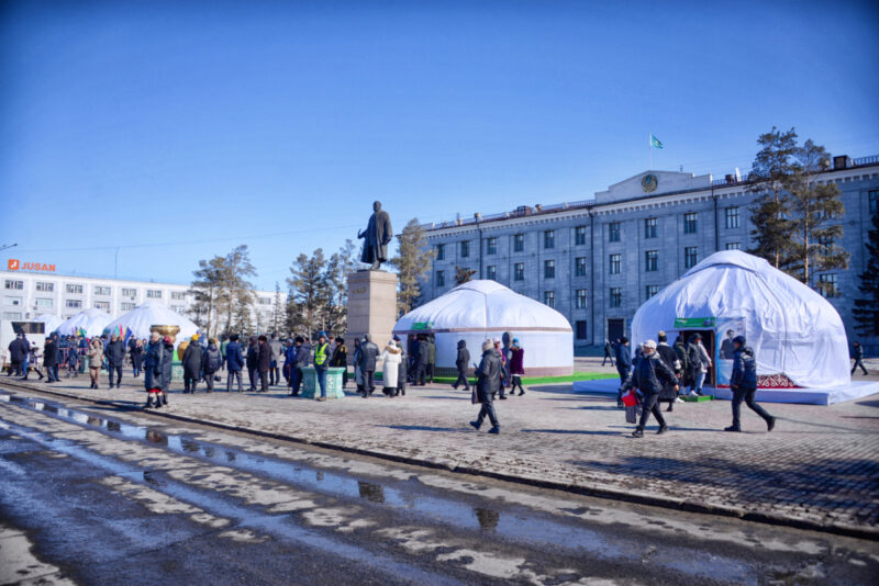 Афиша празднования Наурыза в Павлодаре