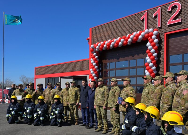 Новый пожарный пост открыли в Павлодарской области