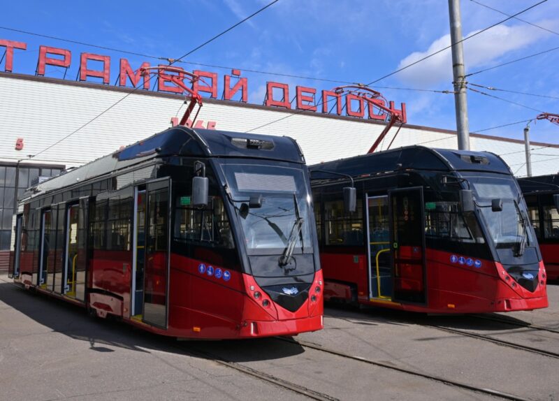 В Павлодар из Беларуси поступили четыре из 10 новых трамваев