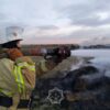 В Павлодарской области загорелась свалка