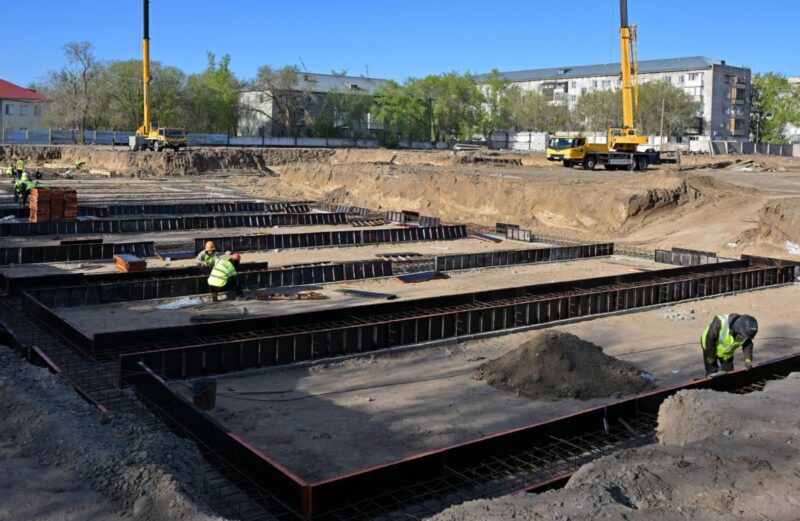 В Павлодаре началось строительство школы на 1200 мест