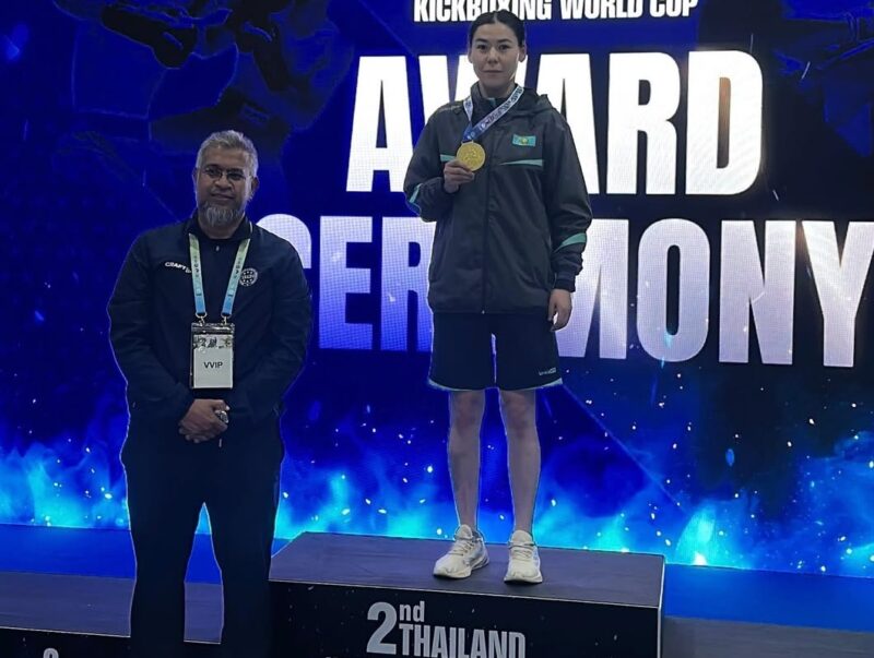 Павлодарская спортсменка победила на Кубке мира по кикбоксингу