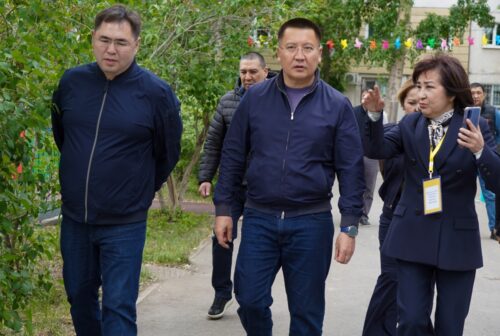 Асаин Байханов проверил ход благоустройства Павлодара