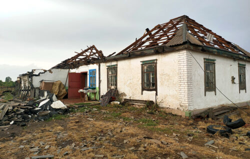 Торнадо в Конырозеке﻿