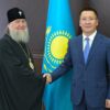 Асаин Байханов встретился с митрополитом Астанайским и Казахстанским Александром