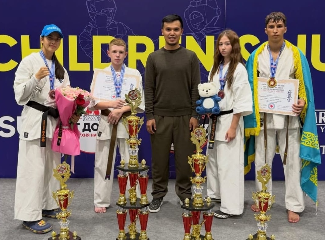Четыре спортсмена — четыре медали: павлодарцы покорили чемпионат мира по киокушинкай карате
