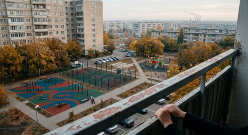 Девушка пыталась прыгнуть с балкона девятого этажа в Павлодаре