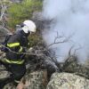В горах Баянаульского нацпарка на третьи сутки локализовали пожар
