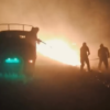 В горах Баянаульского нацпарка второй день тушат пожар