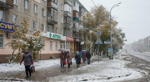 В Павлодаре ожидаются снег и мороз