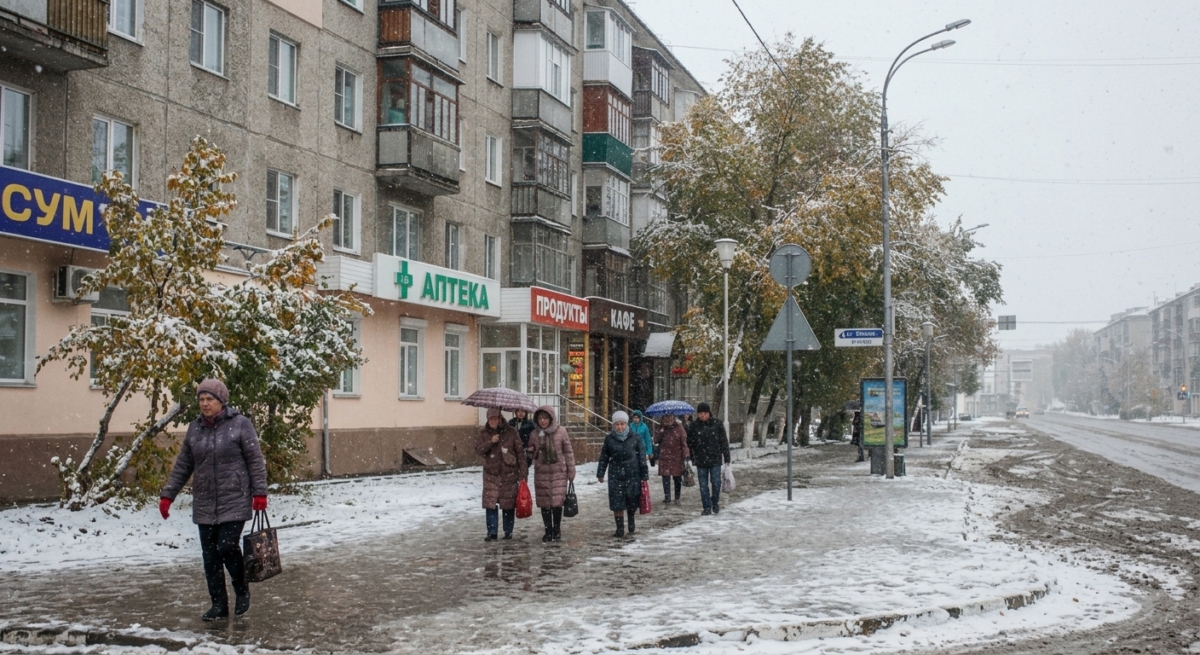 В Павлодаре ожидаются снег и мороз